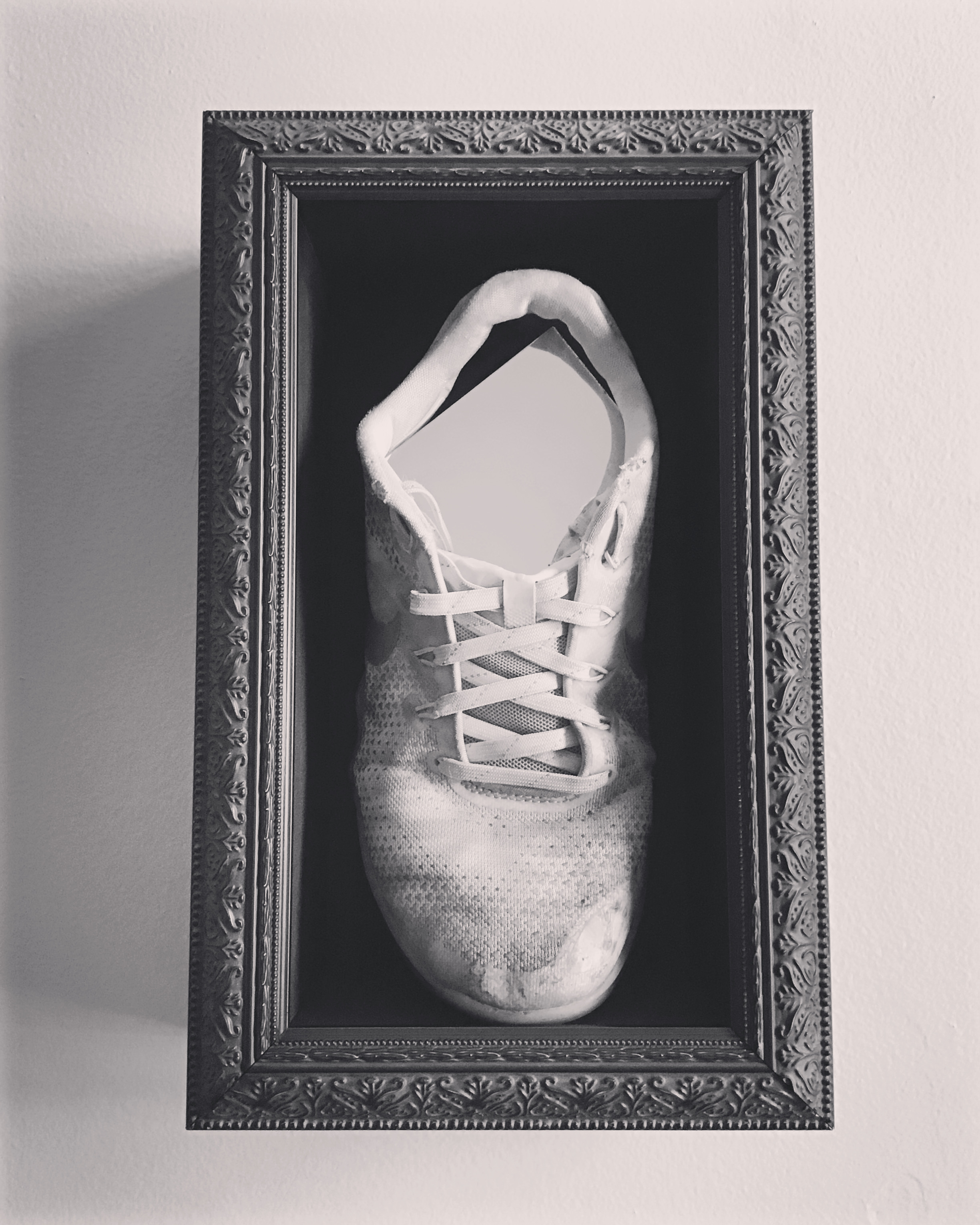 “When I Die”, 2021 - Readymade, My Shoe by Jacques Ausege